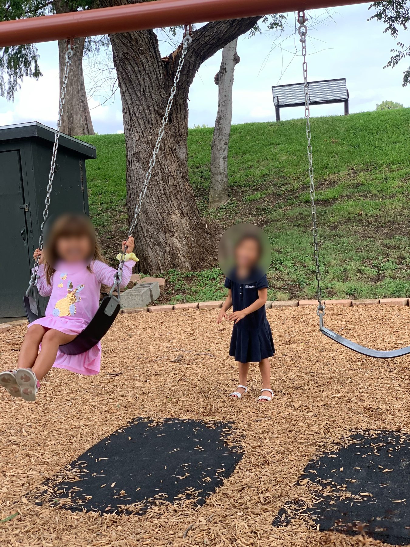 Active outdoor play — playground time