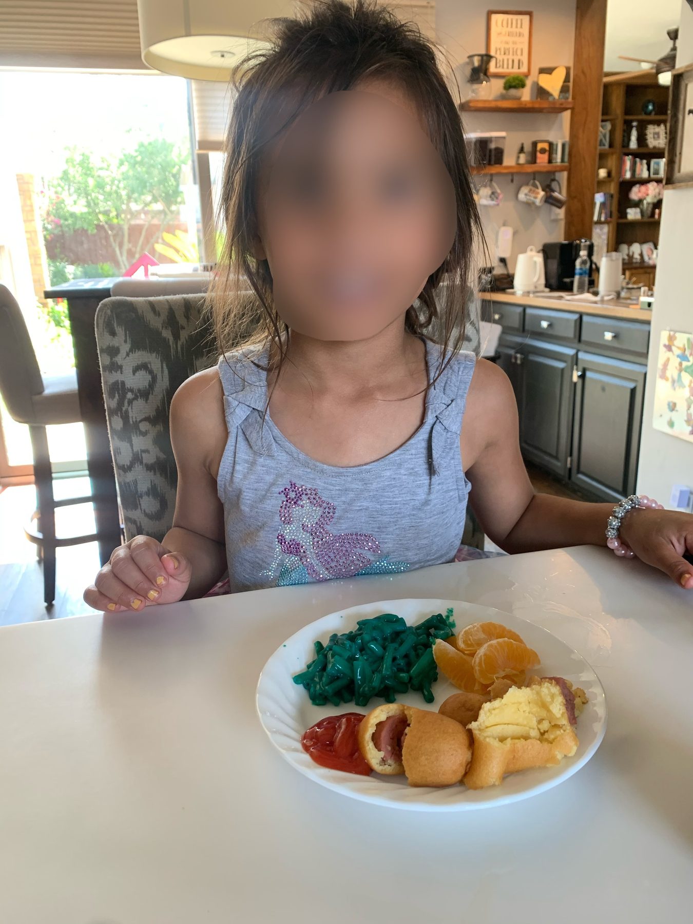 Meal time — nutritious lunch at home